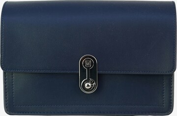 Borsa a spalla 'Borsa a Spalla Carol Miniflap Bruno Magli Eco-Pelle Twist Lock' di Bruno Magli in blu: frontale