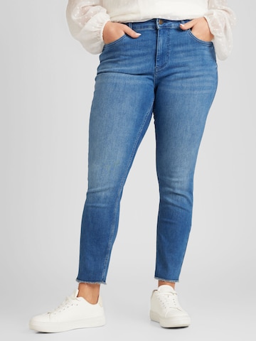 ONLY Carmakoma Skinny Jeans 'WILLY' in Blau: predná strana