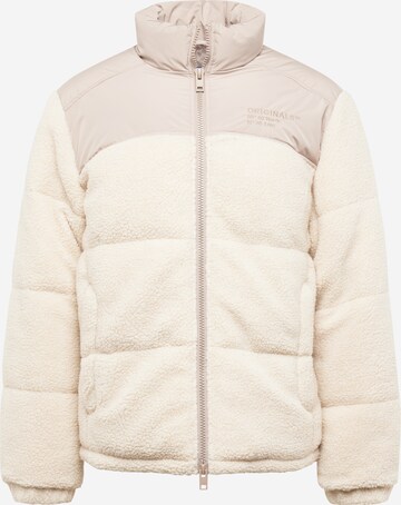 JACK & JONES Winterjas in Beige: voorkant