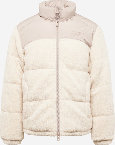 JACK & JONES Veste d’hiver en beige / chamois / blanc cassé, Vue avec produit