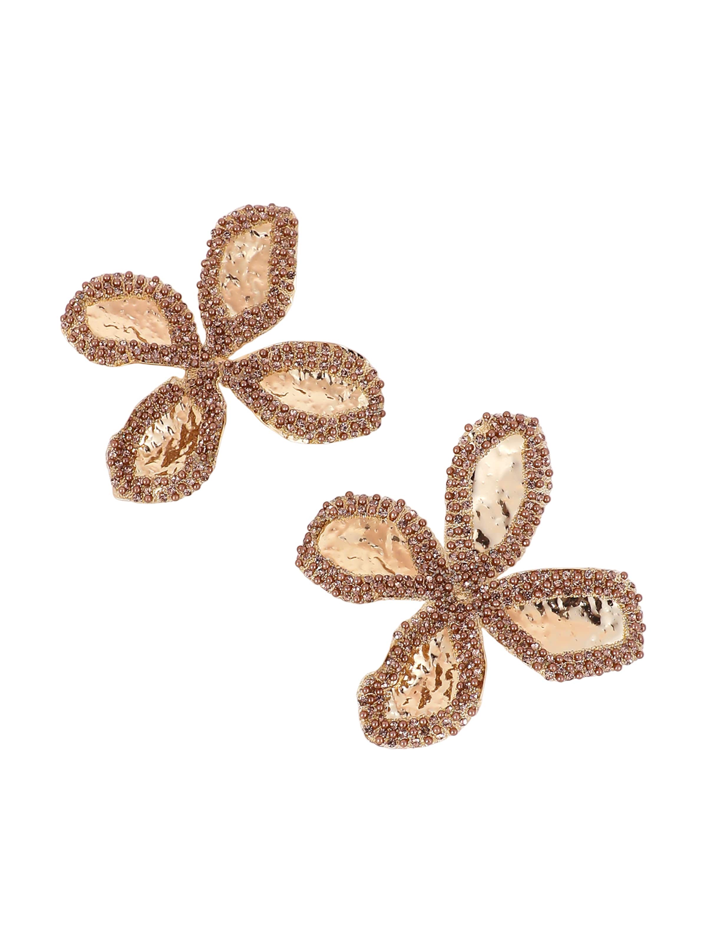 SOHI - Brincos 'Bhagyashree' em ouro: frente