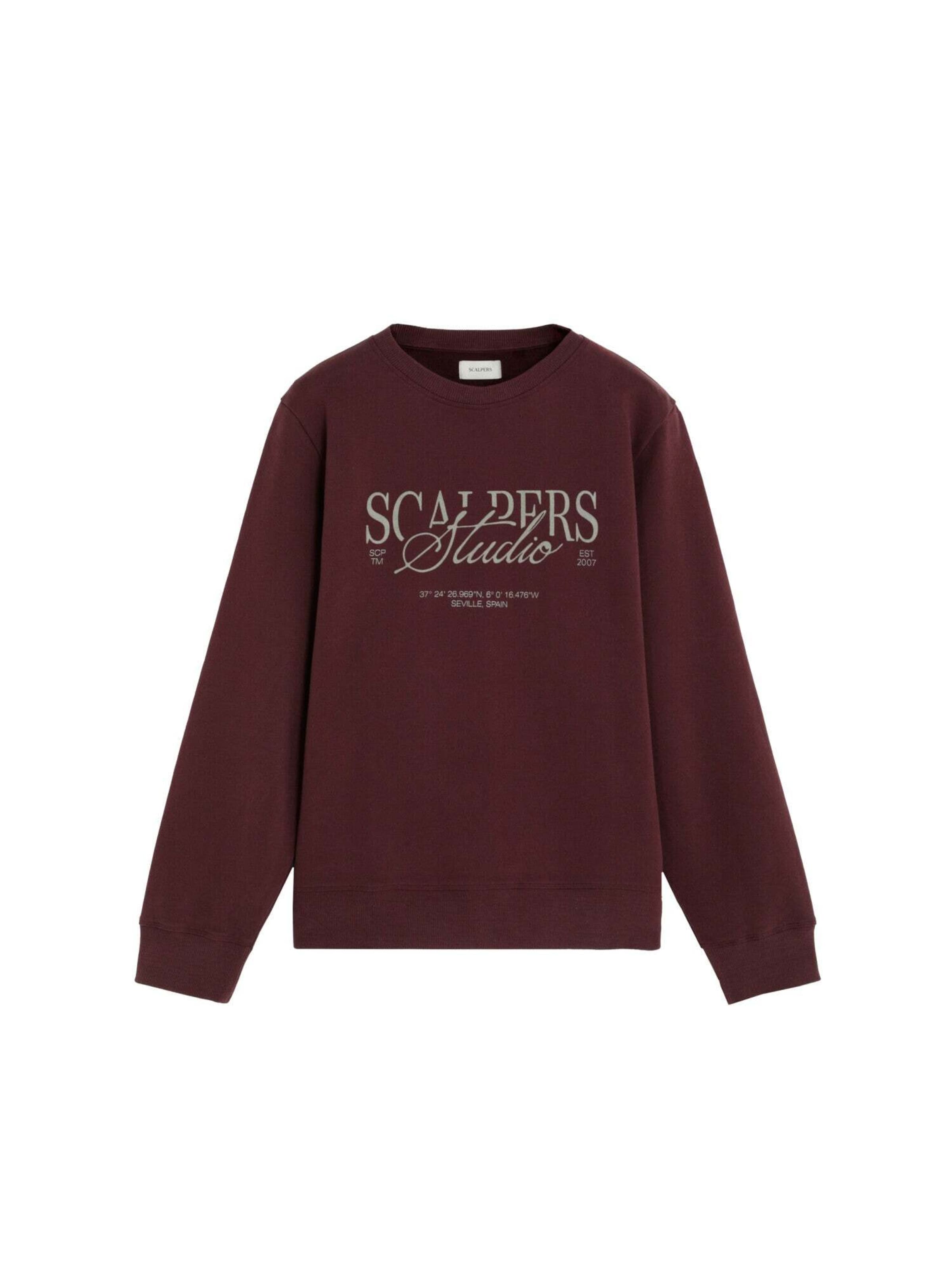 ScalpersSweater majica ' ' - zelena boja: prednji dio