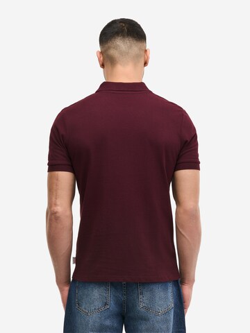 LONSDALE Poloshirt 'WHALTON' in Rot