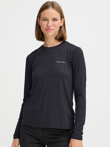 North Bend Functioneel shirt in Zwart: voorkant