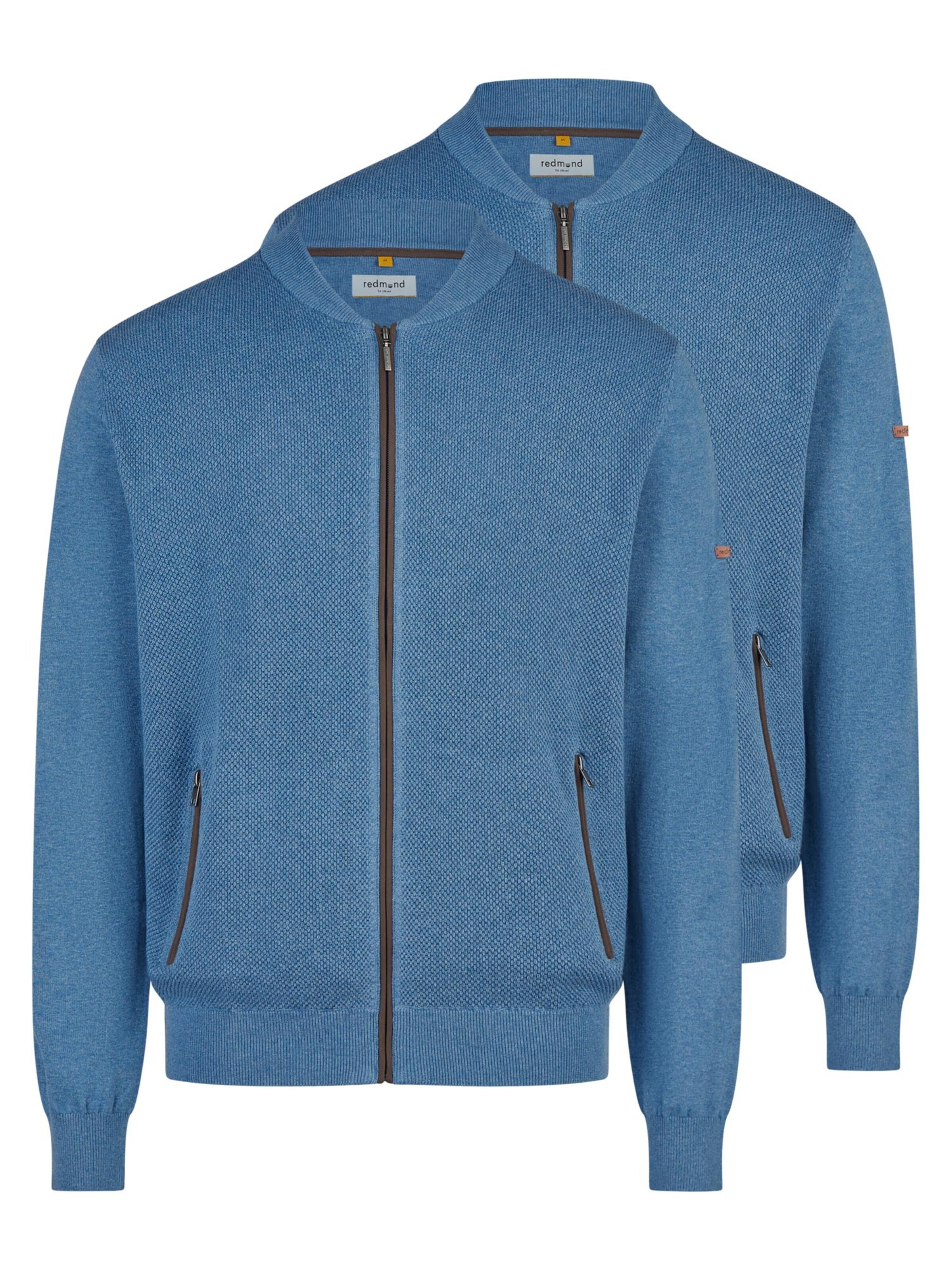 redmond Knit cardigan 'Basic' in Blue: front