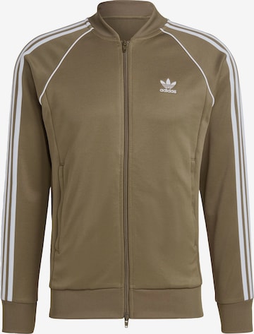 ADIDAS ORIGINALS Sweatvest 'Adicolor Classics Sst' in Groen: voorkant