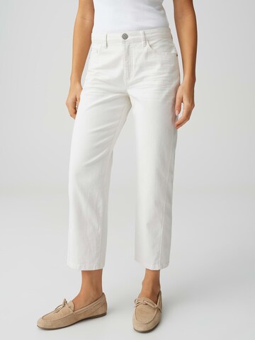 OPUS Normální Džíny 'Minah' – bílá: přední strana