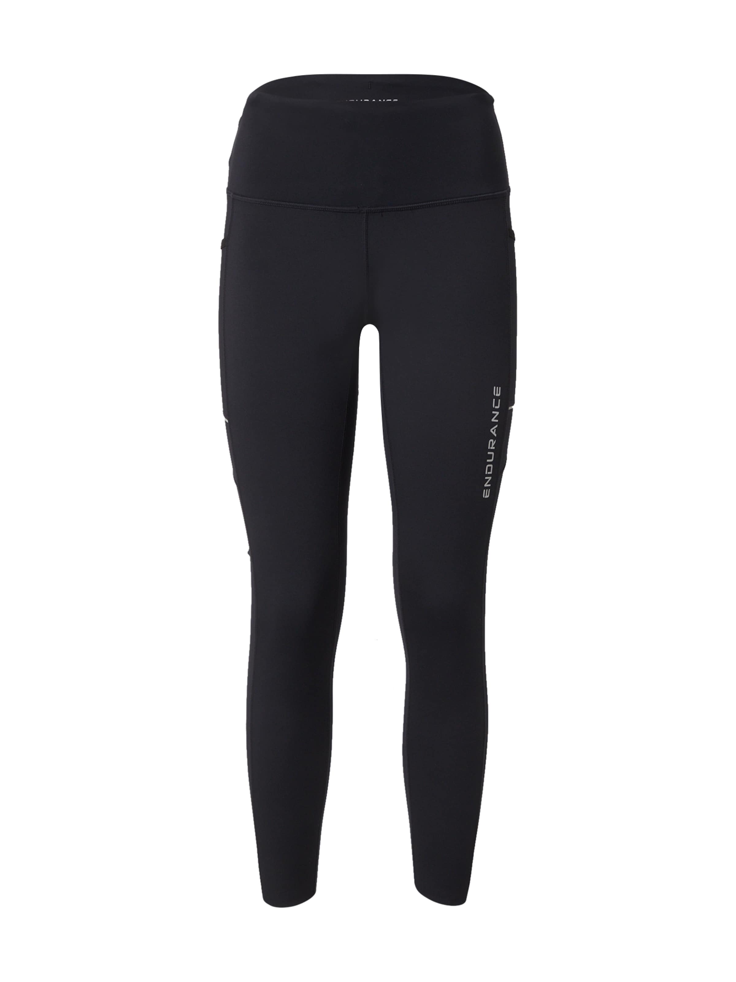 juoda ENDURANCE Siauras Sportinės kelnės 'Energy V2': priekis