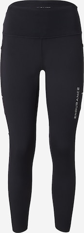 Skinny Pantaloni sport 'Energy V2' de la ENDURANCE pe negru: față