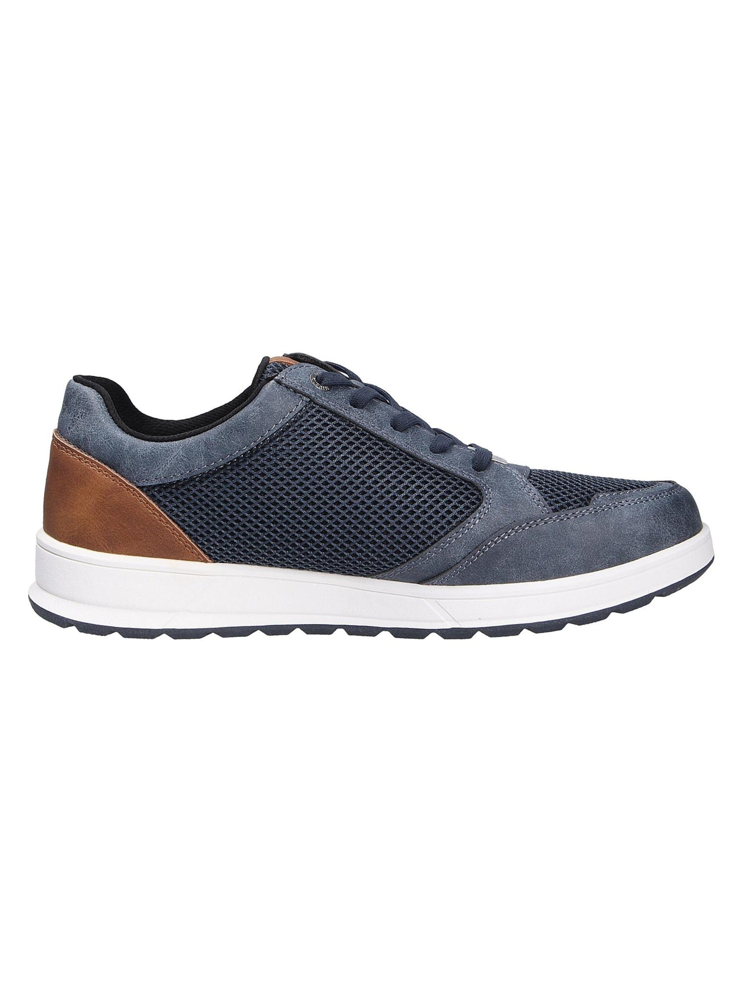Baskets basses bugatti en bleu