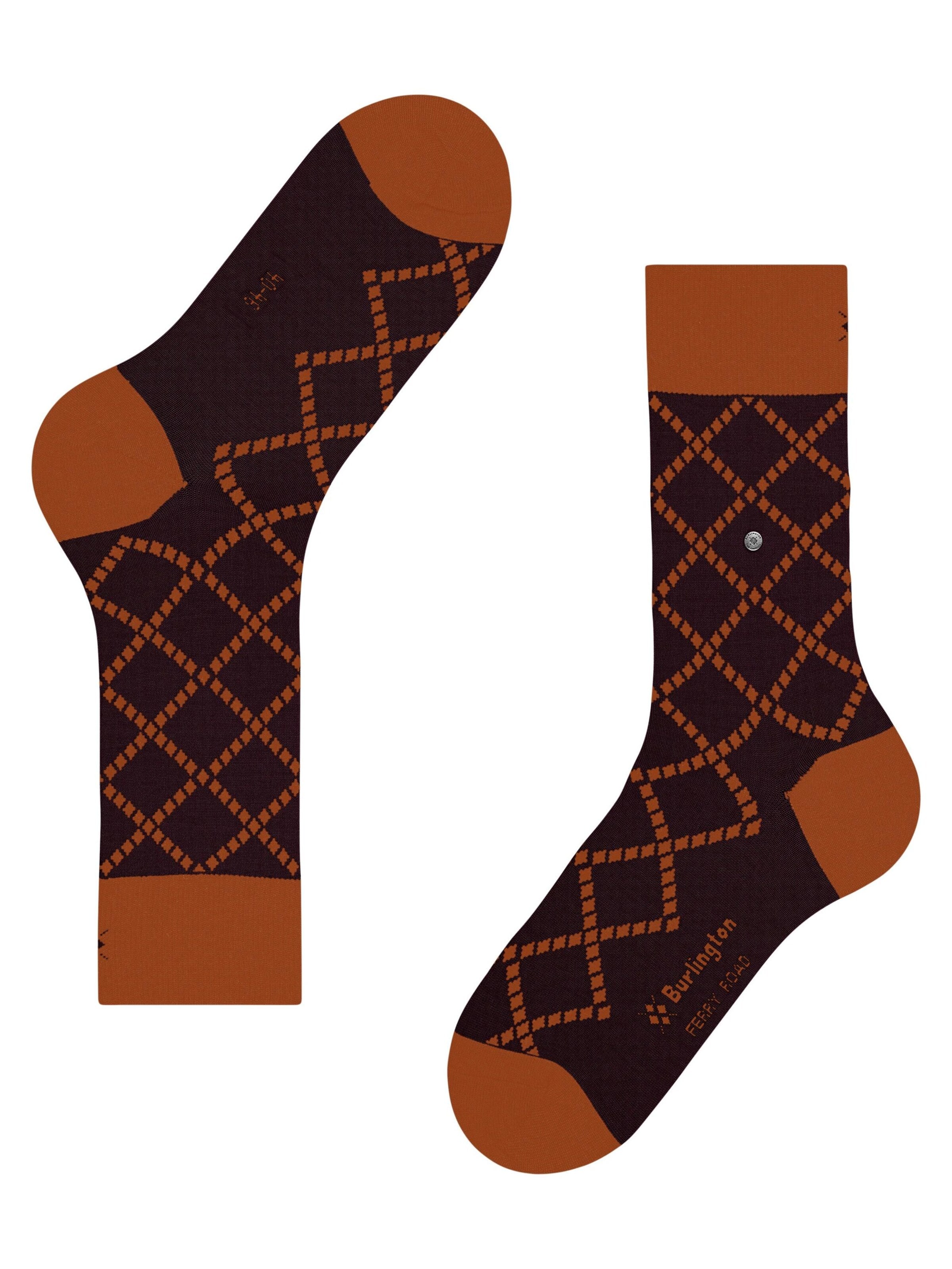 BURLINGTON Socks 'Ferry Road' in Red
