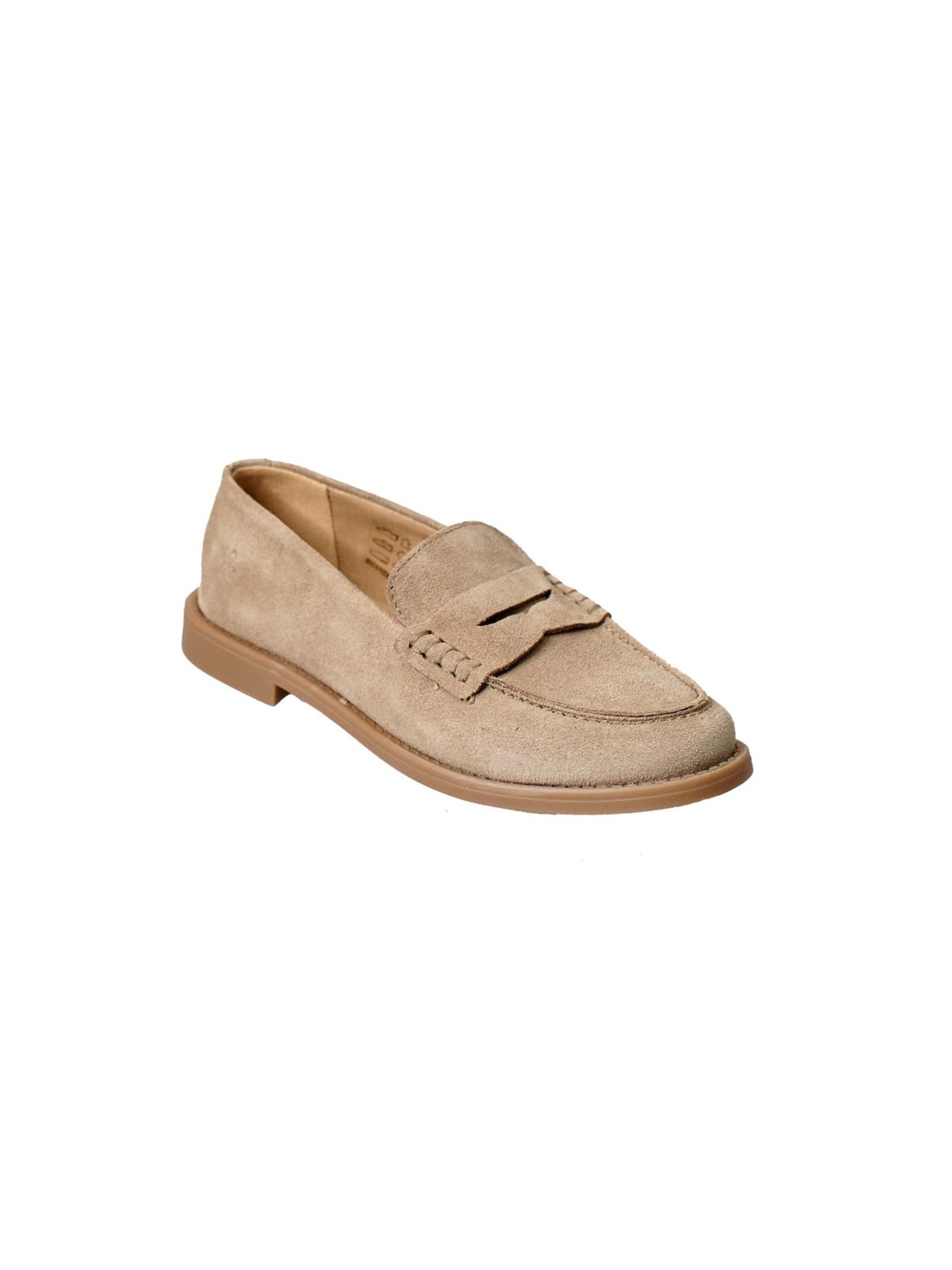 Yoxeone Mocassins 'Sunflower' in Beige: voorkant