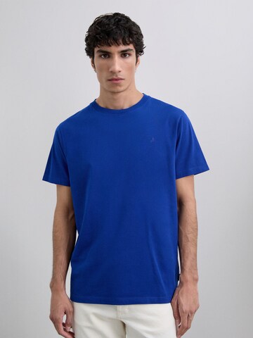 Scalpers Shirt 'Newskull' in Blauw