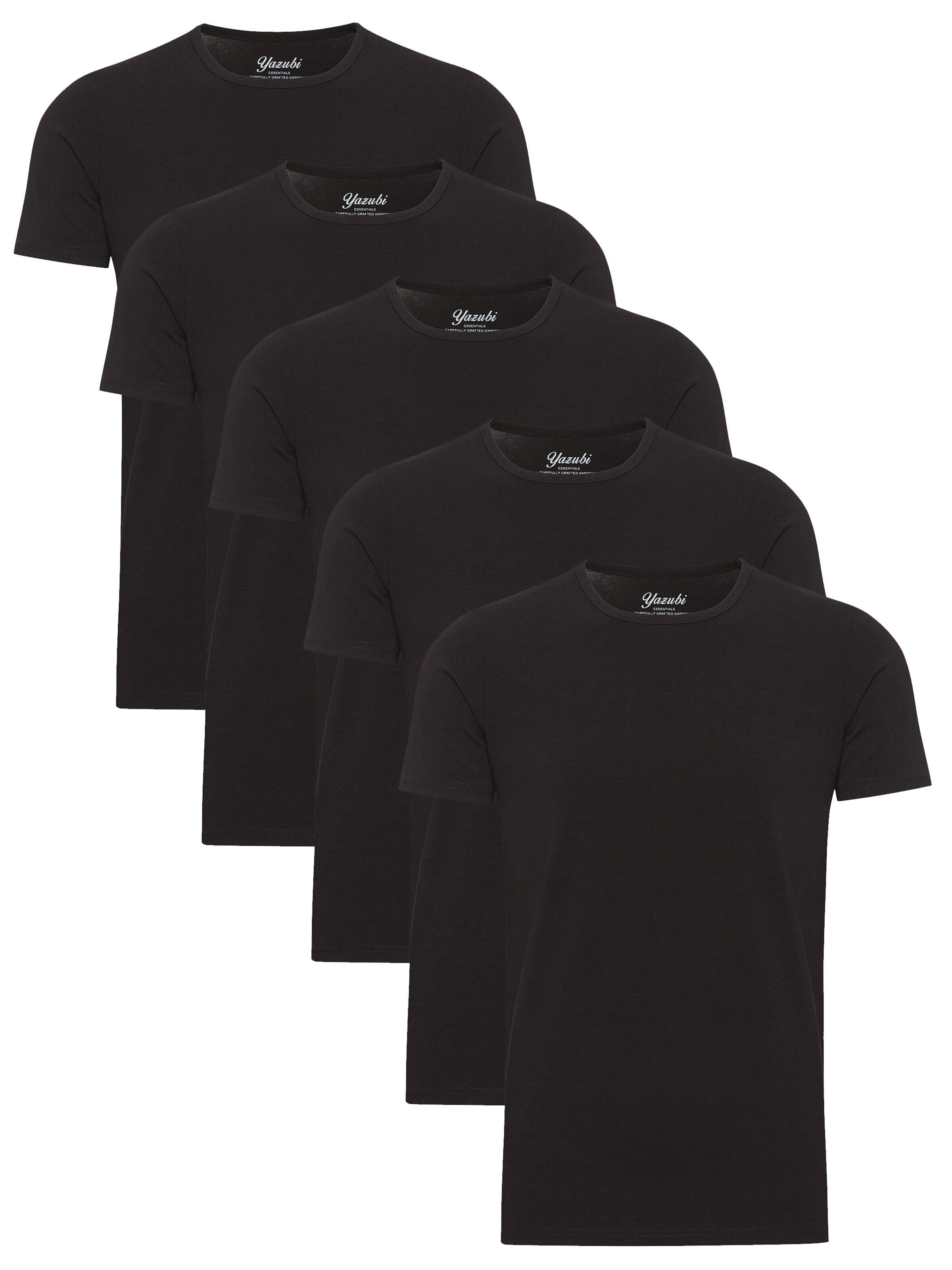 yazubi T-Shirt 'Mythic' in Schwarz: Vorderseite