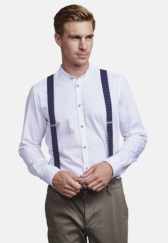 LERROS Suspenders in Blue: front