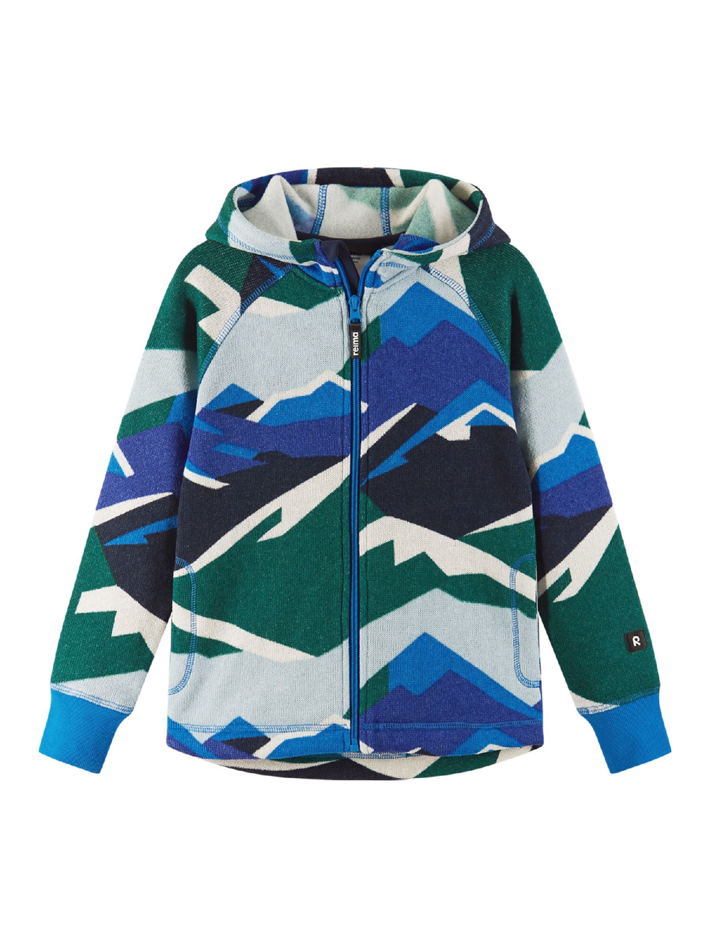 Reima Fleecejacke ' Northern ' in Blau: Vorderseite