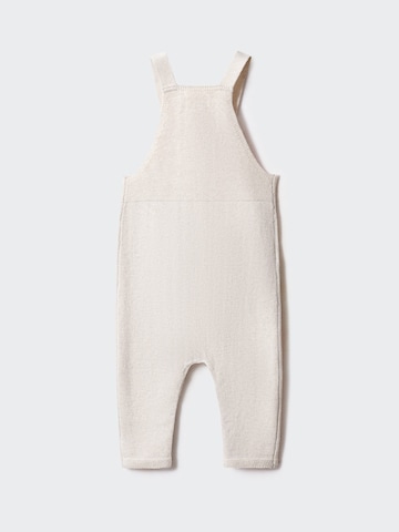 MANGO KIDS Slimfit Hängselbyxa 'Brest6' i beige