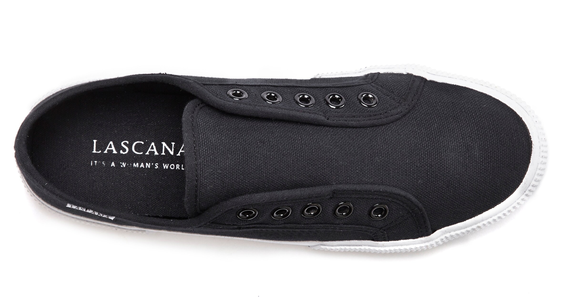 Slip on LASCANA en noir