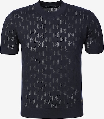 T-Shirt Karl Lagerfeld en bleu : devant
