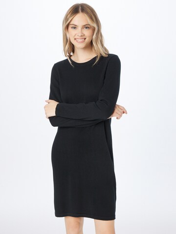 ESPRIT Knitted dress in Black: front