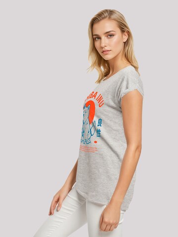 F4NT4STIC Shirt 'Japanischer Shiba Inu Hund' in Grijs