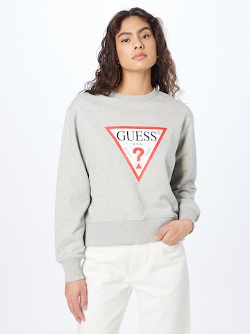 Sweat-shirt GUESS en gris : devant