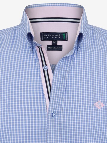 Sir Raymond Tailor Regular fit Button Up Shirt in Blue