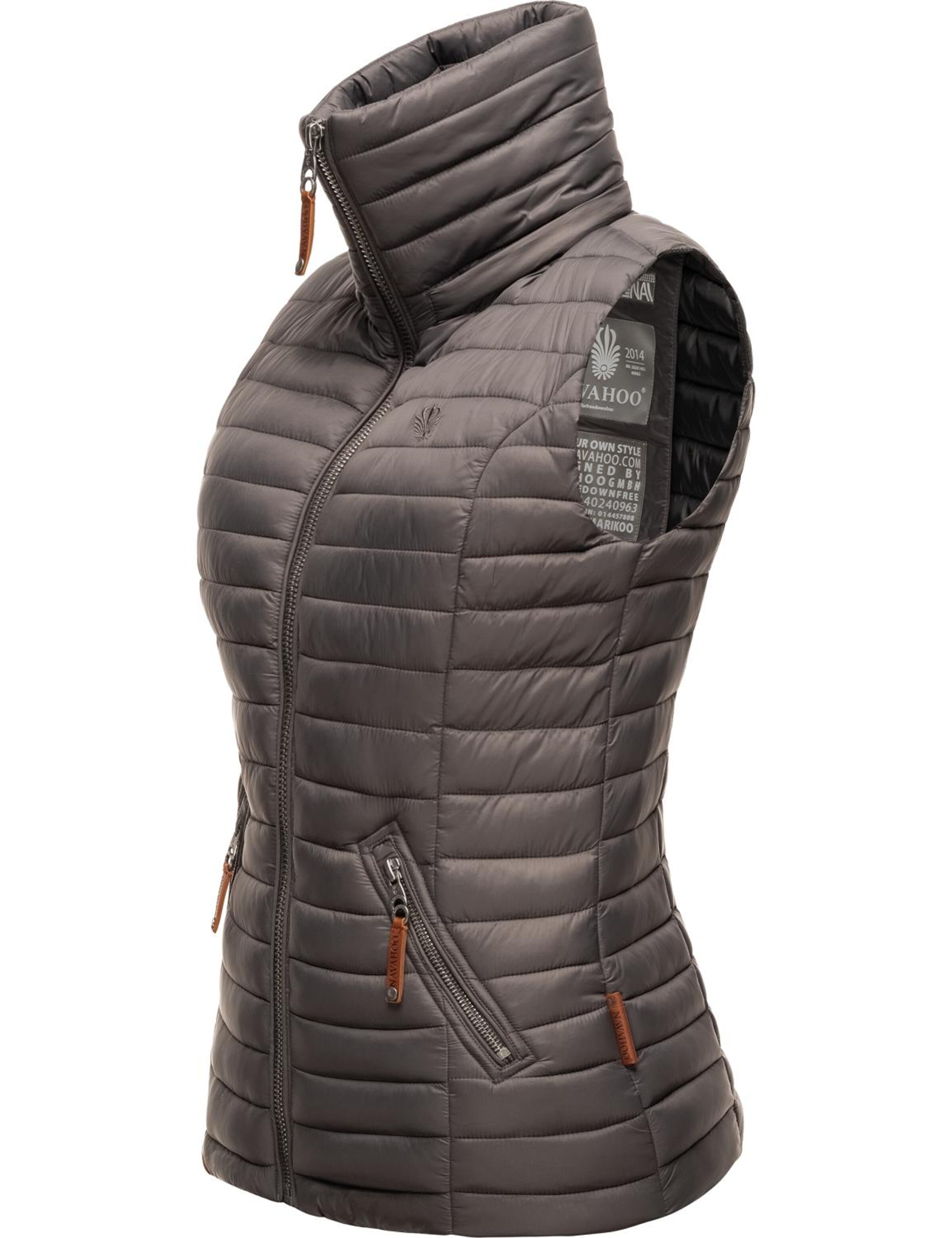 NAVAHOO Vest 'Shadaa' in Grey
