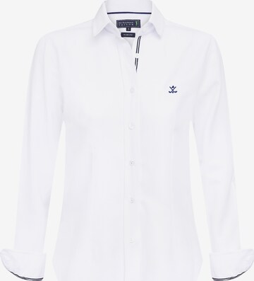 Camicia da donna 'Lolas' di Sir Raymond Tailor in bianco: frontale