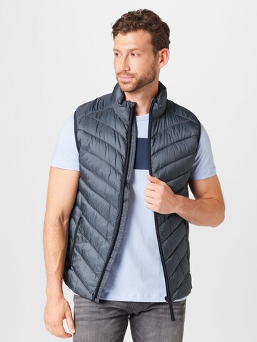 TOM TAILOR Bodywarmer in Grijs: voorkant