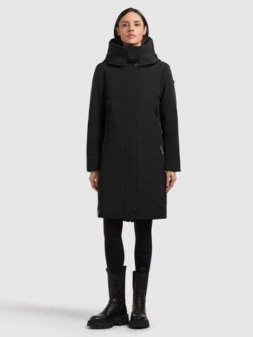 khujo Winter coat 'Charlston' in Black: front