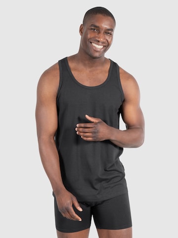 Maillot de corps 'Karrry' Smilodox en noir : devant