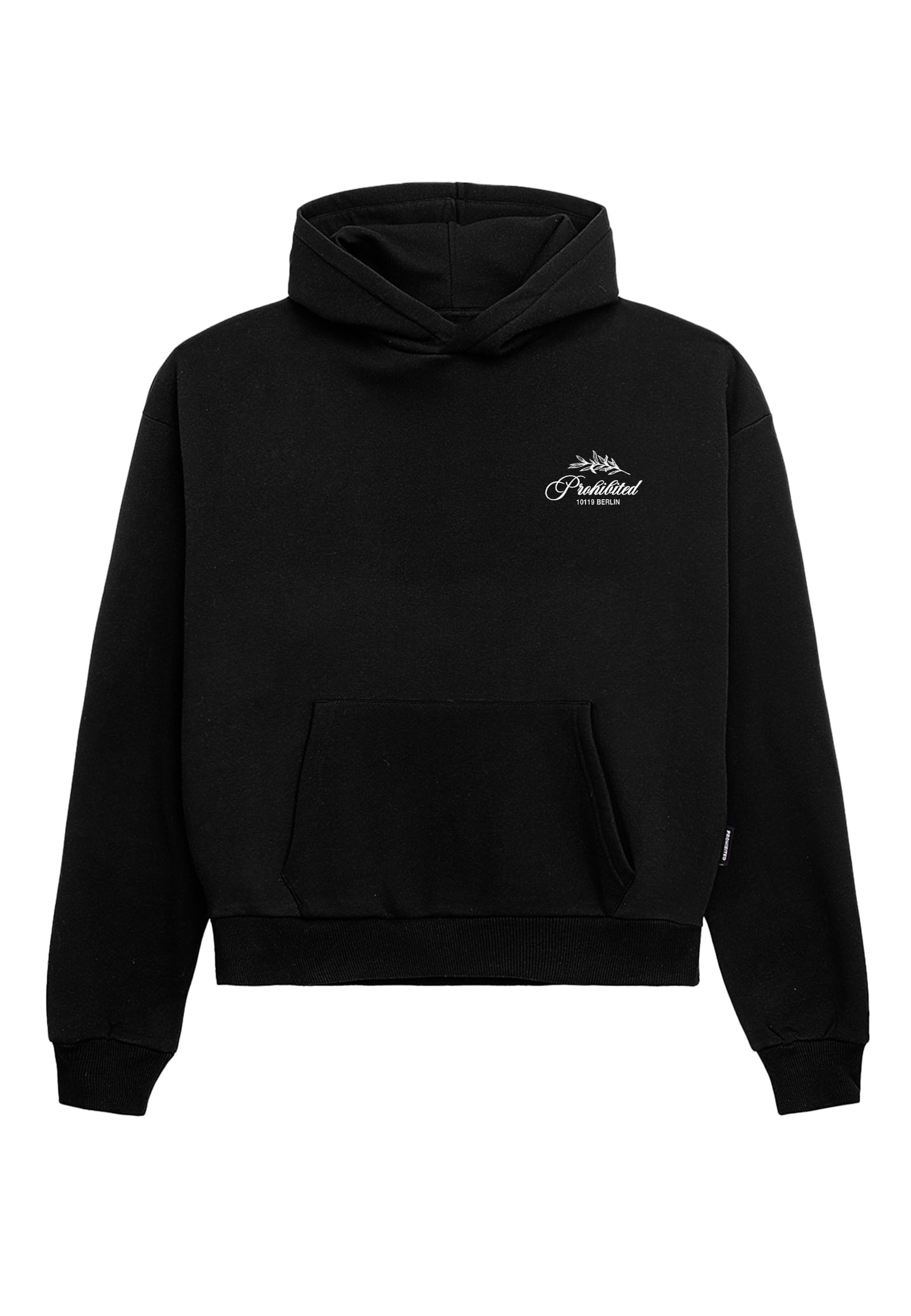 Prohibited Sweatshirt in Black: front