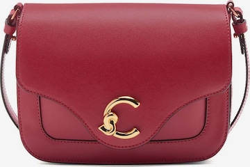 Coccinelle Schoudertas 'Coccinelle C-Me Calf Handbag Calf Smooth Leather' in Rood: voorkant