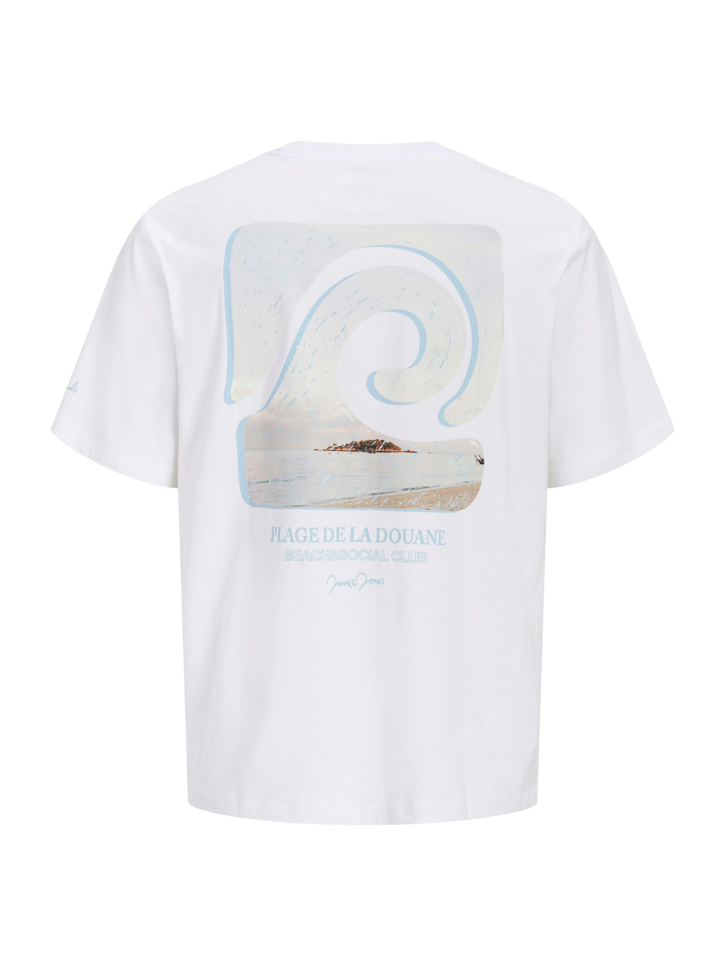 T-Shirt 'JORHyeres' JACK & JONES en blanc