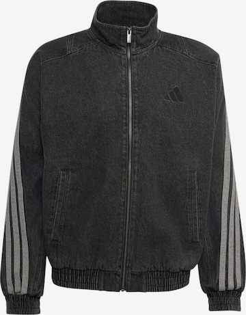 juoda ADIDAS SPORTSWEAR Demisezoninė striukė 'STA': priekis