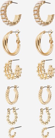 PIECES Earrings 'OMIA' in Gold: front