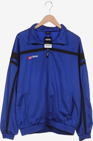 ERIMA Sweatshirt & Zip-Up Hoodie in XL in Blue: front