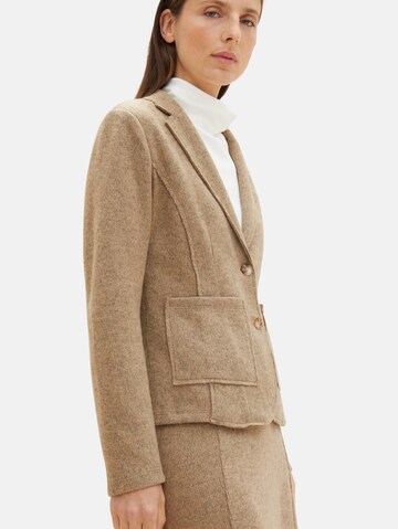 TOM TAILOR Blazer in Beige