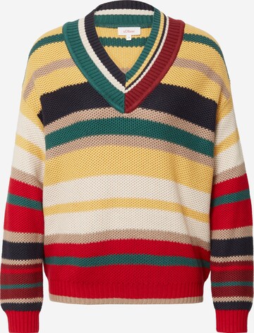 s.Oliver Sweater in Mixed colors: front