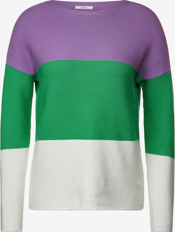 CECIL Sweater in Green: front