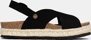 Bayton Sandal 'Leida' i svart