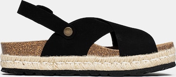 Sandale 'Leida' de la Bayton pe negru