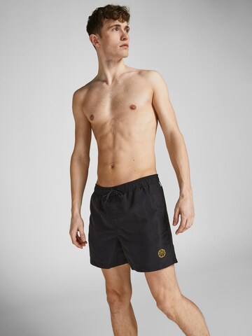 JACK & JONES Badeshorts 'Crete' in Schwarz