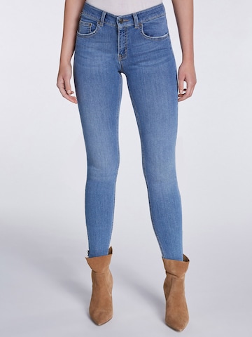 SET Skinny Jeans 'MINA' in Blauw: voorkant