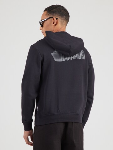 NAPAPIJRI Sweatshirt 'BENAR' in Schwarz: Vorderseite