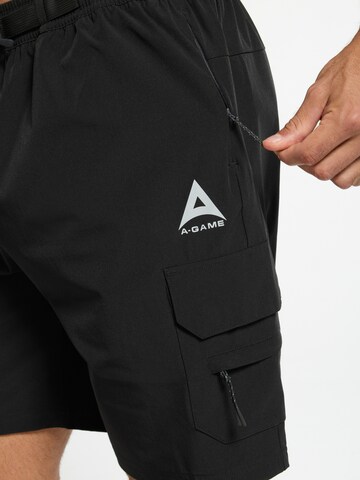 regular Pantaloni sportivi di A-Game in nero