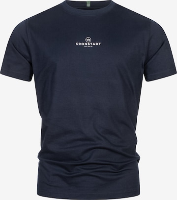 Kronstadt T-shirt 'Conrad' in Blau: Vorderseite