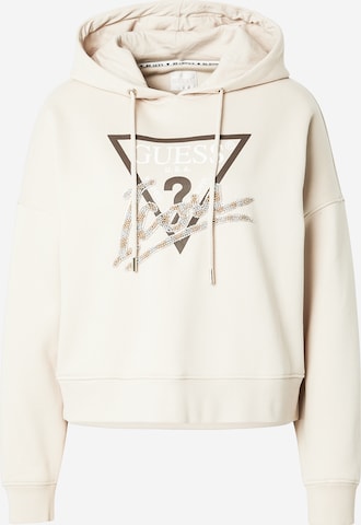 GUESS Sweatshirt in Beige: voorkant