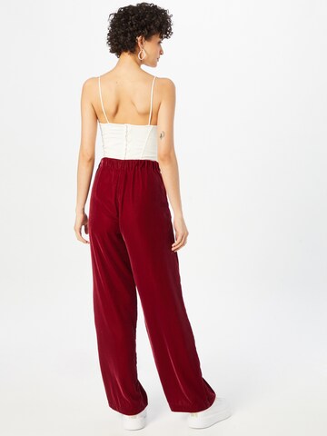 Wide Leg Pantalon GAP en rouge